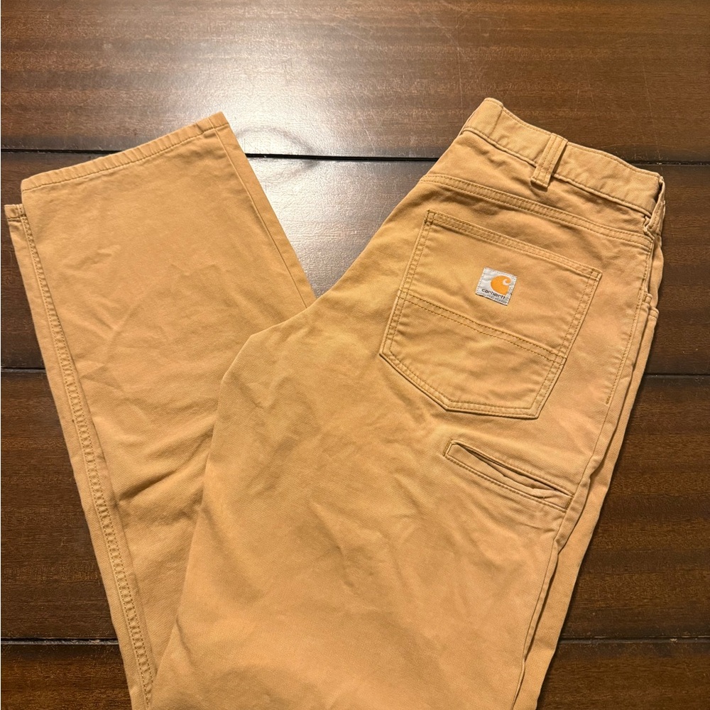 Carhartt Relaxed Fit Brown Work Pants – 34x34